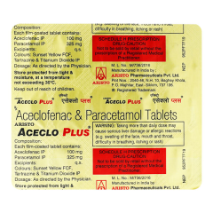 Aceclo Plus Tablet 15'S