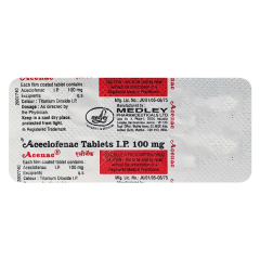 Acenac 100mg Tablet 10'S