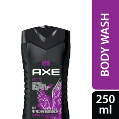Axe Excite 3 In 1 Body Face & Hair Wash for Men Fragrance 250 ml