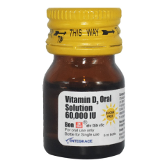BON DK Shot 60000IU Sugar Free Oral Solution 5ml