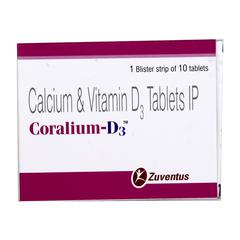 Coralium D3 Tablet 10'S