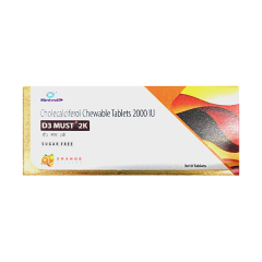 D3 MUST 2K SUGAR FREE ORANGE FLAVOUR Tablet 10's
