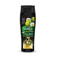 Dabur Vatika Long & Black Shampoo - Amla & Bhringraj 180 ml