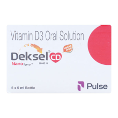 DEKSEL CD NANO SUGAR FREE 60000iu Syrup 5ml