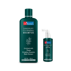 Dr Batra's Dandruff Cleansing Shampoo 500 ml + Anti-Dandruff Hair Serum 125 ml