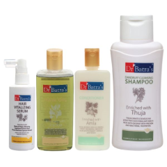 Dr Batra's Dandruff Cleansing Shampoo 500 ml + Conditioner 200 ml + Hair Oil 200 ml + Hair Vitalizing Serum 125 ml