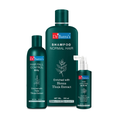 Dr Batra's Shampoo 500 ml + Hair Fall Control Oil 200 ml + Hair Vitalizing Serum 125 ml