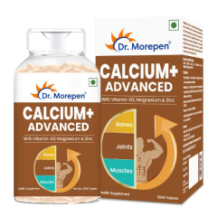 Dr. Morepen Calcium+ Advanced Tablets with Vitamin - D2, Magnesium & Zinc - Tablet 120's