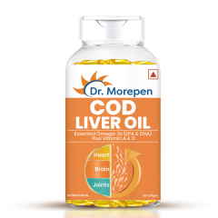 Dr. Morepen Cod Liver Oil with Omega3 Capsule 100's