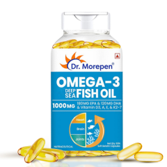 Dr. Morepen Omega 3 Deep Sea Fish Oil 1000mg with 300 mg Softgels 60's