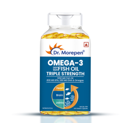 Dr. Morepen Omega 3 Deep Sea Fish Oil Triple Strength Capsule 60's