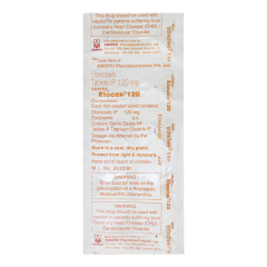 Etocox 120mg Tablet 10'S