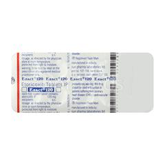 Ezact 120mg Tablet 10'S