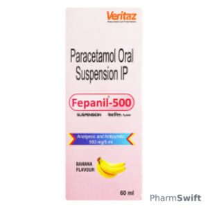 FEPANIL 500 BANANA FLAVOUR Suspension 60ml