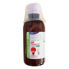 FEVAGO DS NEW STRAWBERRY & VANILLA FLAVOUR 250mg Suspension 60ml