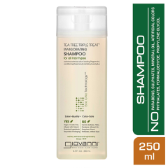 Giovanni Organic Tea Tree Triple Treat Invigorating Shampoo 250 ml