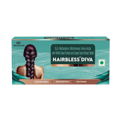 HAIRBLESS DIVA GLUTEN FREE NUTRACEUTICAL FOR WOMEN Tablet 10's