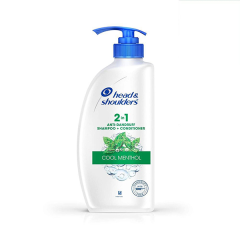 Head and Shoulders 2-In-1 Cool Menthol Anti Dandruff Shampoo + Conditioner 650ml