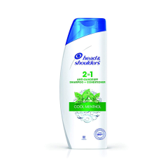 Head & Shoulders 2-in-1 Cool Menthol Anti Dandruff Shampoo + Conditioner for Women & Men 340 gm