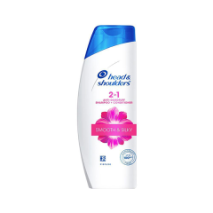 Head & Shoulders 2-in-1 Smooth and Silky Anti Dandruff Shampoo + Conditioner 180 gm