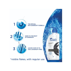 Head & Shoulders Anti-Dandruff Shampoo - Silky Black 650 ml