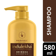 Indulekha Bringha Shampoo, Proprietary Ayurvedic Medicine for Hairfall 580 ml