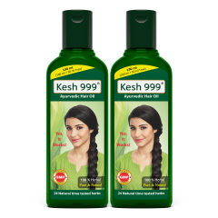 Kesh 999 Ayurvedic Hair Oil (Pack of 2 X 130 ml)
