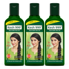 Kesh 999 Ayurvedic Hair Oil (Pack of 3 X 130 ml) 1's