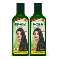 Ketomac Ayurvedic Hair Oil (Pack of 2 X 130 ml) 1's