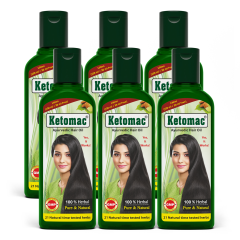 Ketomac Ayurvedic Hair Oil (Pack of 6 X 130 ml) 1's