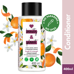 Love Beauty & Planet Curry Leaves, Biotin & Mandarin Paraben Free conditioner for long & strong hair 400 ml