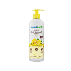 Mama earth Lemon Anti Dandruff Shampoo With Lemon &Ginger For Itchy & Flaky Scalp 400 ml