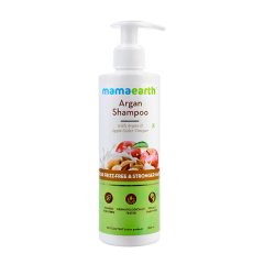 Mamaearth Argan Shampoo with Argan & Apple Cider Vinegar for Frizz-Free & Stronger Hair 250ml