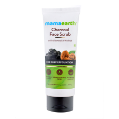 Mamaearth Charcoal Face Scrub with Charcoal & Walnut 100gm