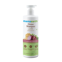 Mamaearth Onion Shampoo with Onion & Plant Keratin For Hair Fall Control 400ml