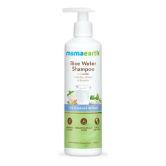 Mamaearth Rice Water Shampoo with Rice & Keratin For Damage Repair 250ml