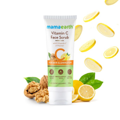 Mamaearth Vitamin C Face Scrub with Vitamin C & Walnut 100gm