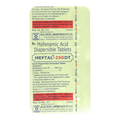 Meftal DT 250mg Tablet 10'S