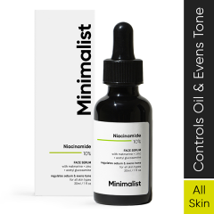 Minimalist Niacinamide 10% Face Serum with matmarine , zinc, acetyl glucosamine 30 ml