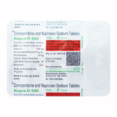 Napra D 500mg Tablet 10'S