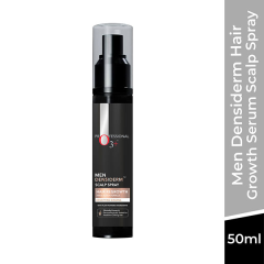 O3+ Men Densiderm Hair Growth Serum Scalp Spray with Ginseng For Hair Fall Control & Hair Growth 50ml