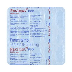 Pacimol 500mg Tablet 15'S