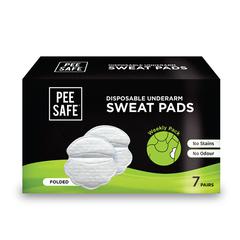 Pee Safe Disposable Underarm Sweat Pads Folded (7 Pairs)