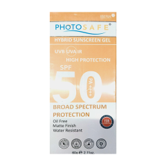 PHOTOSAFE SPF 50 PA++++ UVA/UVB/IR HYBRID Sunscreen Gel 60g
