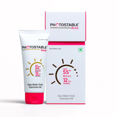 PHOTOSTABLE ACNE SPF 55+ PA +++ CLEAR MATTE FINISH Sunscreen Gel 50g