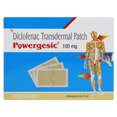 POWERGESIC TRANSDERMAL 100mg Patch 3's
