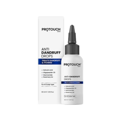 Protouch Anti Dandruff Drops with Salicylic Acid, Non Sticky, Prevents Dandruff, Itchiness & Extra Oil Without Drying 60ml