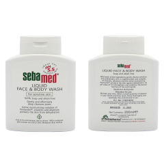 SEBAMED FACE & BODY WASH Liquid 200ml