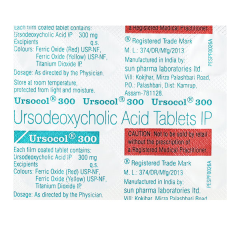 Ursocol 300mg Tablet 15'S