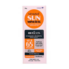 VENUSIA SUN MINERAL SPF 65+ PA ++++ UVA+UVB+IR Sunscreen Gel 50g